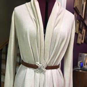Prana Georgia wrap open cardigan oatmeal S